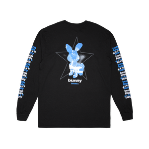 Beach Fossils Bunny Long Sleeve Black