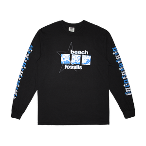 Beach Fossils Bunny Long Sleeve Black