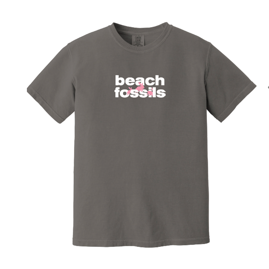 Beach Fossils Grey Bunny T-Shirt