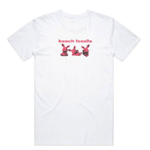 Beach Fossils Bunny Motif T-Shirt